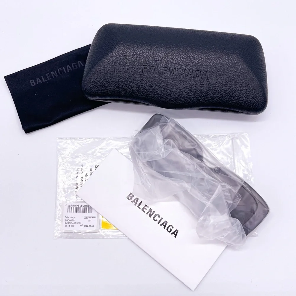 NEW BALENCIAGA BB0048S 001 SUNGLASSES BALENCIAGA NEW COLLECTION